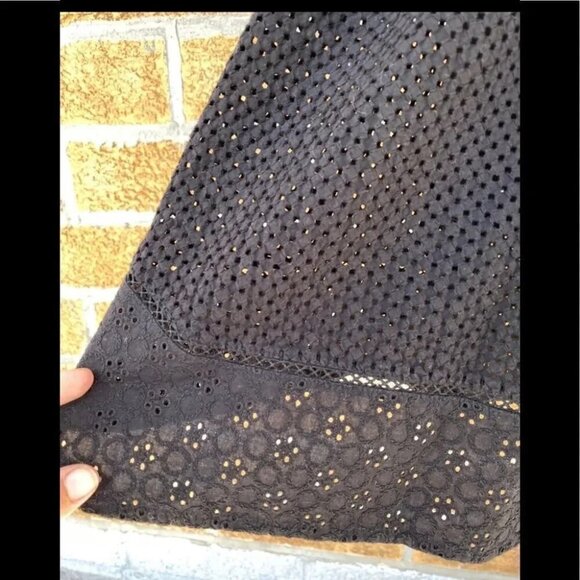 Rebecca TaylorMixed Eyelet Tie Waist Dress size 4 - Picture 4 of 12